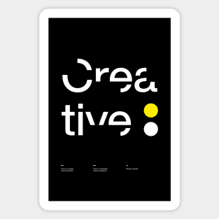 Crea tive Sticker